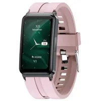Smartwatch für Herren Damen, mit EKG/HRV, Herzfrequenz, Sportmodi, Puls, Blutsauerstoff, Blutdruck Pink