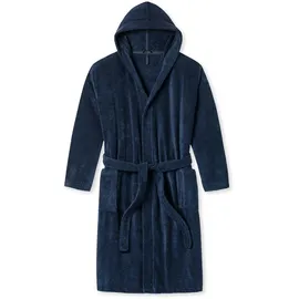 SCHIESSER Herren, Bademantel, Kapuze, blau (815-navy), M