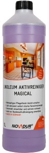 NOVADUR Linoleum Aktivreiniger Magical, Ideal zur Reinigung von Linoleumbelägen, 1000 ml - Flasche