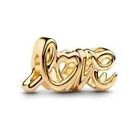 Pandora Slide-Charm Love Gold
