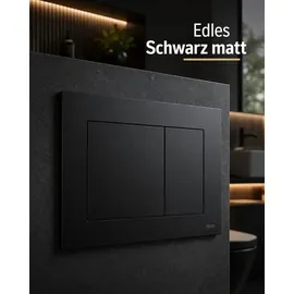 TECE TECEnow WC-Betätigungsplatte Schwarz Matt