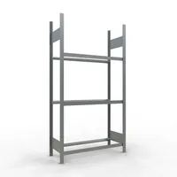 Schulte Reifenregal Stahl 200 x 105 x 40 cm silber für 12 Reifen