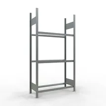 Schulte Reifenregal Stahl 200 x 105 x 40 cm silber für 12 Reifen