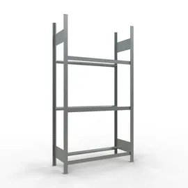 Schulte Reifenregal Stahl 200 x 105 x 40 cm silber für 12 Reifen