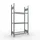 Schulte Reifenregal Stahl 200 x 105 x 40 cm silber für 12 Reifen