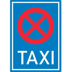 Aufkleber Taxistand A2 (420x594mm)