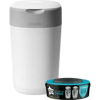TOMMEE TIPPEE Twist & Click Windeleimer weiß inkl. Nachfüllkassette