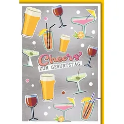Geburtstagskarte Cheers 512611 Bild