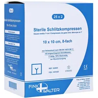 Fink & Walter GmbH Schlitzkompressen steril 10x10cm 8-fach
