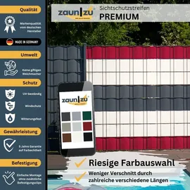 zaunzu® Zaunblende 50 m Anthrazit PP