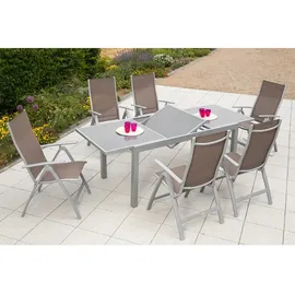 Merxx Carrara Set 7-tlg. Taupe