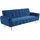 vente-unique Schlafcouch Polyester 3-Sitzer Tannengrün