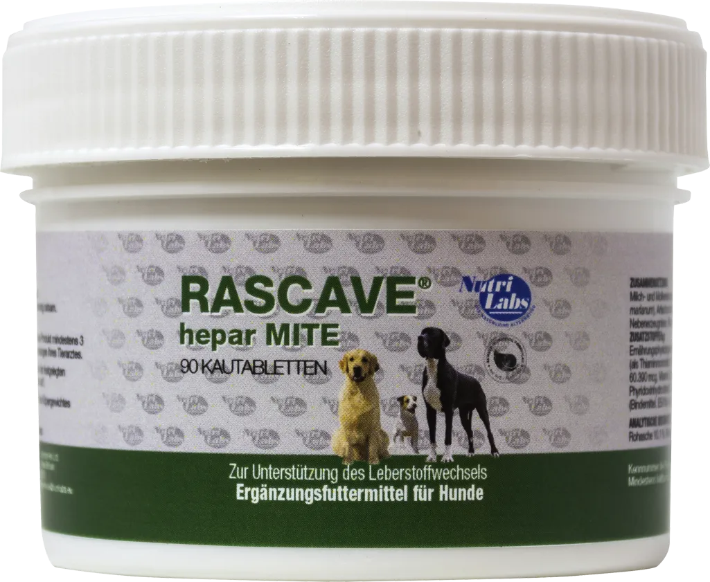 Rascave hepar mite Kautabletten f.Hunde 90 St