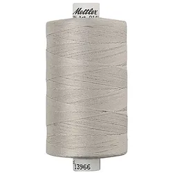 Mettler Silk Finish Cotton Maschinen- & Handquiltgarn, Stärke: 40, 1000m-Spule, hellgrau
