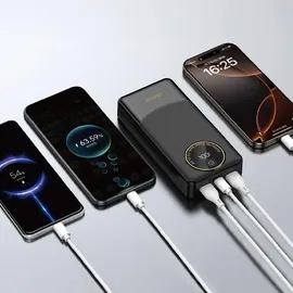 DUDAO Powerbank 20000mAh Usb-a USB-C - schwarz