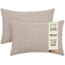 Selfitex Dekokissen 40 x 60 cm Beige