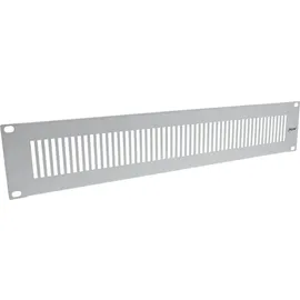 InLine InLine® 19" Blindplatte perforiert, 2HE, RAL 7035 grau