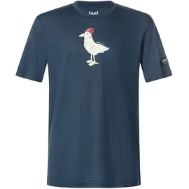 super.natural Johnny Kurzarm-t-shirt - Blueberry / Various - 110 cm