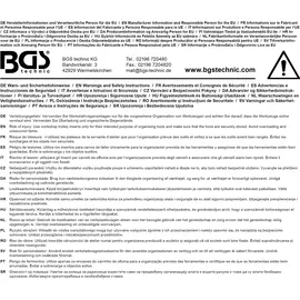 BGS Werkstattwageneinlage 3/3 4020-5, leer, für Art. 4020