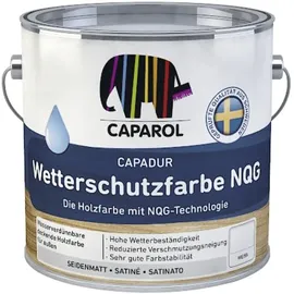 Caparol Capadur Wetterschutzfarbe NQG weiß seidenmatt 2,5 l