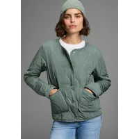 LAURA SCOTT Steppjacke LAURA SCOTT, Damen, Gr. 36, grün (dunkel grau grün), Web, Obermaterial: 100% Polyester. Futter: 100% Polyester.