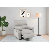 Home Affaire Relaxsessel »LANNOY, TV-Sessel, elektr. o. manuelle Relaxfunktion, USB A/C,«, Sessel mit Liegefunktion 105°-150°, Federkernpolsterung,