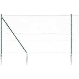 vidaXL Zaunpfosten 50 x 150 cm Grün/Stahl