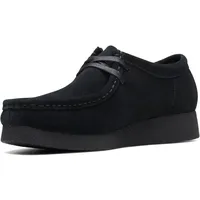 CLARKS Damen Wallabeeevosh Shoes, Black SDE, 41.5 EU