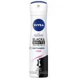 NIVEA Black & White Invisible Clear Spray 150 ml