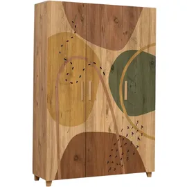 Dmora Kleiderschrank Samh 120 x 189 x 48 cm Eiche