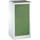 C+P Beistellschrank Stahl H1020xB500xT500mm Resedagrün/Lichtgrau 2 Böden, 1 Schublade