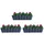 Buri Blumenkasten 80 x 20 x 16,5 cm Anthrazit
