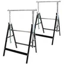 Wiltec Gerüstbock Stahl 58x68x80-130cm grau