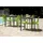 GRANDSOLEIL Brunch Gartentisch 80 x 80 x 75 cm Schwarz