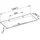 Keuco X-Line Doppelwaschtisch 120,5 x 49,3 cm (33180311202)