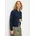 LASCANA Bomberjacke LASCANA Damen Gr 36 navy Stoff Obermaterial 95 Polyester 5 Elasthan Futter 100 Polyester unifarben figurumspielend hüftlang angesetztes Bündchen Jacken Bomberjacke