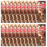 120 x WILHELM Hörgerätebatterien Typ 312 braun Hörgerätbatterie PR41 ZL3 1,4/1,45 V