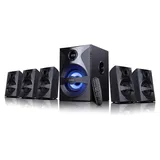 FD F3800X Lautsprecherset (5,1 Kanal, 80 W, Universal, Schwarz, MDF, Kunststoff, FM)