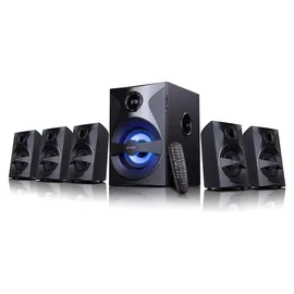 FD F3800X Lautsprecherset (5,1 Kanal, 80 W, Universal, Schwarz, MDF, Kunststoff, FM)
