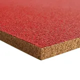 Pinnwand Korkplatte - 915 x 610 x 10 mm (Rot)