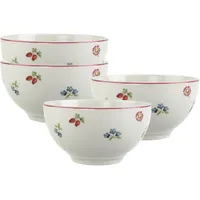 Villeroy & Boch Petite Fleur 4-tlg. Bunt/Weiß