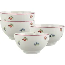 Villeroy & Boch Petite Fleur 4-tlg. Bunt/Weiß
