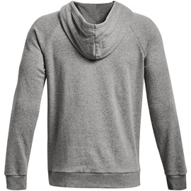 Under Armour Rival Fleece Hoodie Herren 025 castlerock light heather/white M