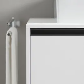 Duravit Waschtischunterschrank 1 Auszug 80 x 55 x 46 cm Eiche Schwarz Matt