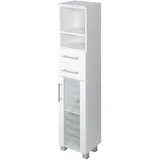 WELLTIME Jaca Midischrank 30 x 130 x 27 cm Weiß