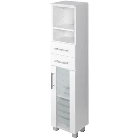 WELLTIME Jaca Midischrank 30 x 130 x 27 cm Weiß