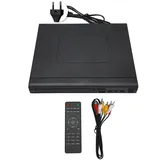 DVD-Player, 720P HD-Kompakt-DVD-Player für Fernseher, Kleiner CD-DVD-Player für Zuhause mit Fernbedienung, Unterstützt AV-Ausgang, USB 2.0-Eingang, Kabel Im Lieferumfang