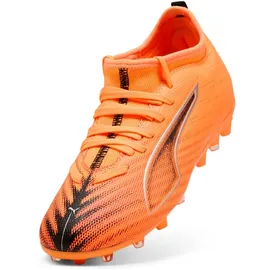 Puma Ultra 6 Match MG Kinder heat fire/puma black/glowing red 38