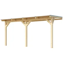Weka Terrassenüberdachung 434 x 379 cm beige