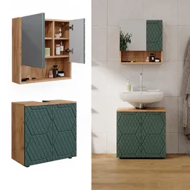 Vicco Badmöbel-Set Irma 2 Teile, Unterschrank 60 cm